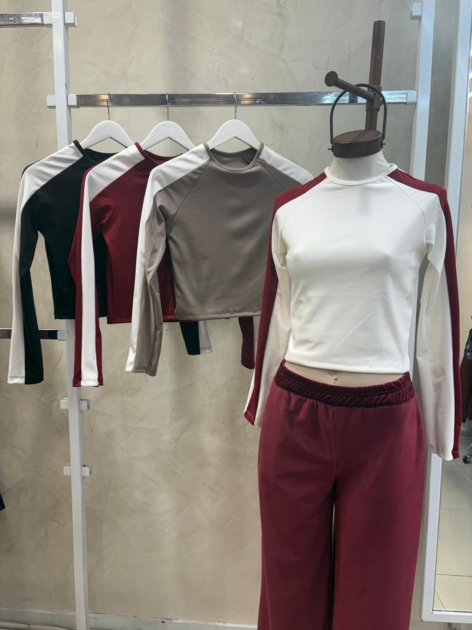 Remera Combinada (Rib)