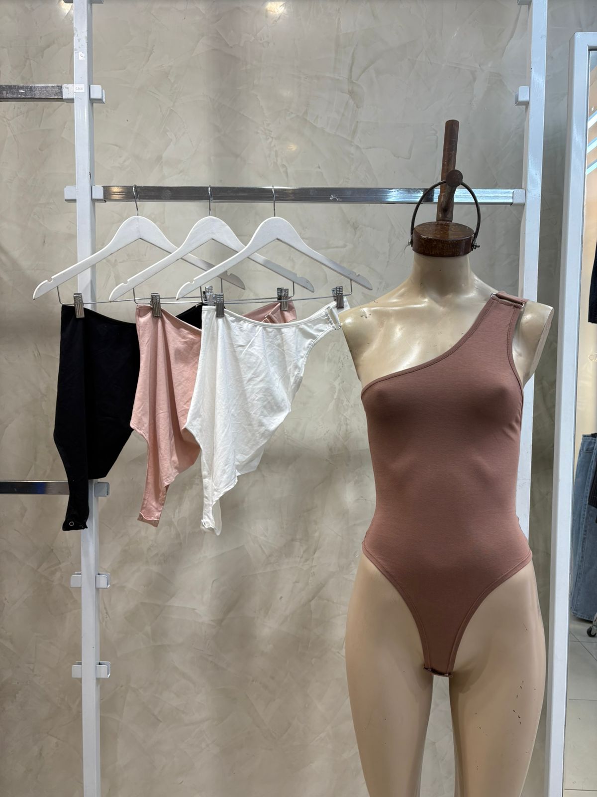 Body un hombro (Algodón Lycra)