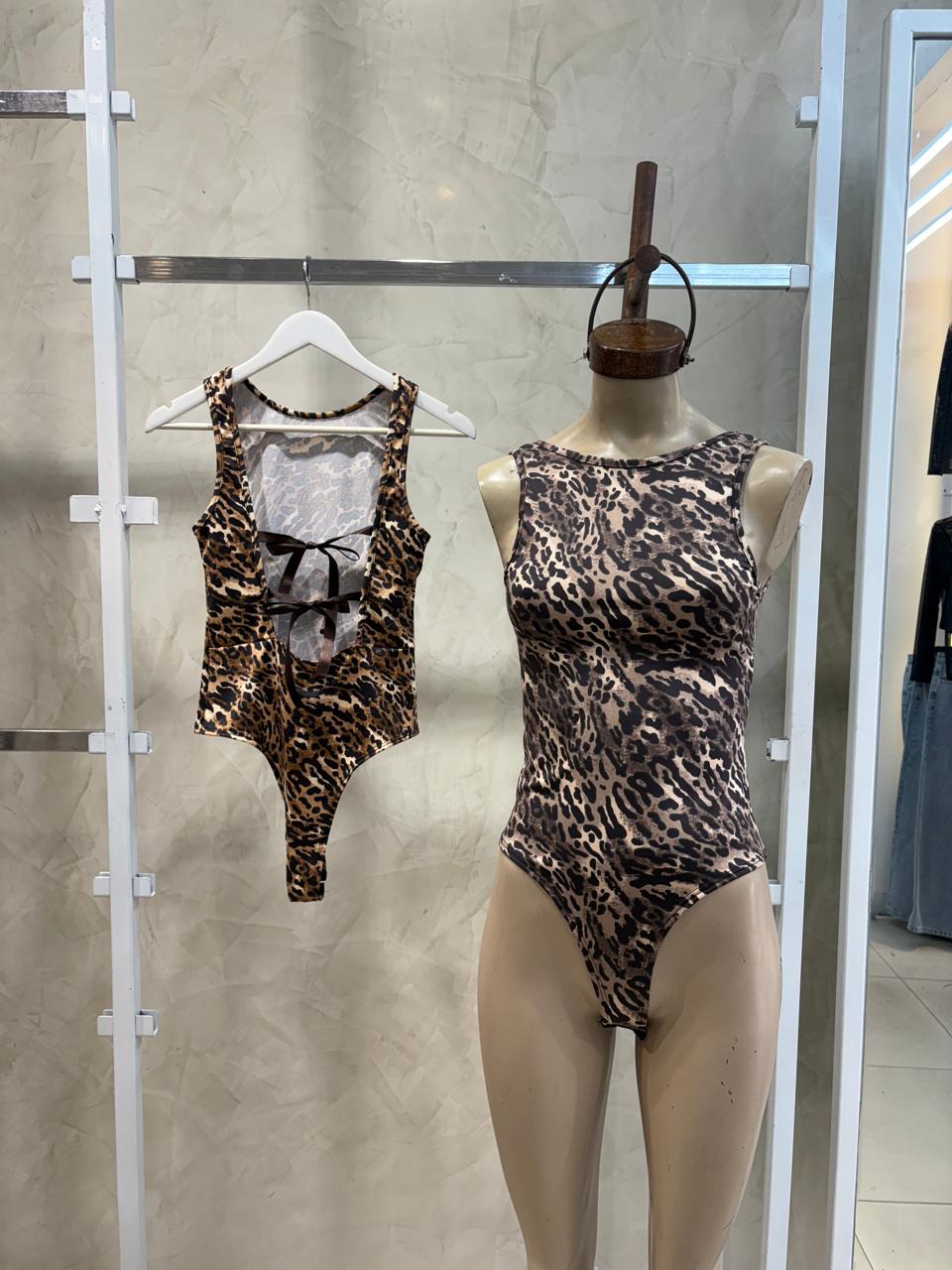 Body Lazos animal print (microfibra)