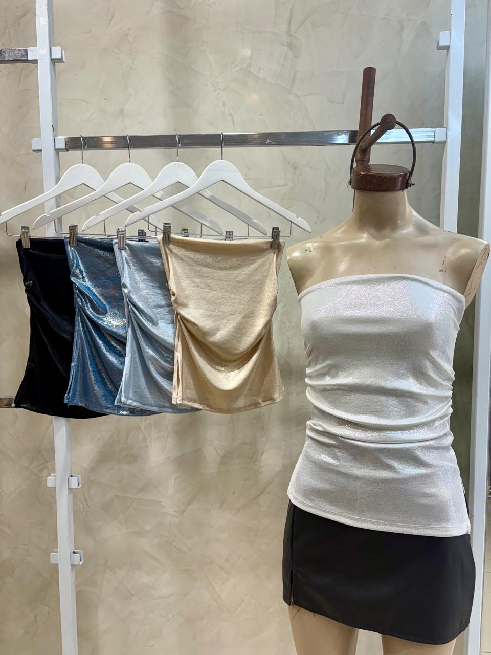 Top Strapless (Brillo)