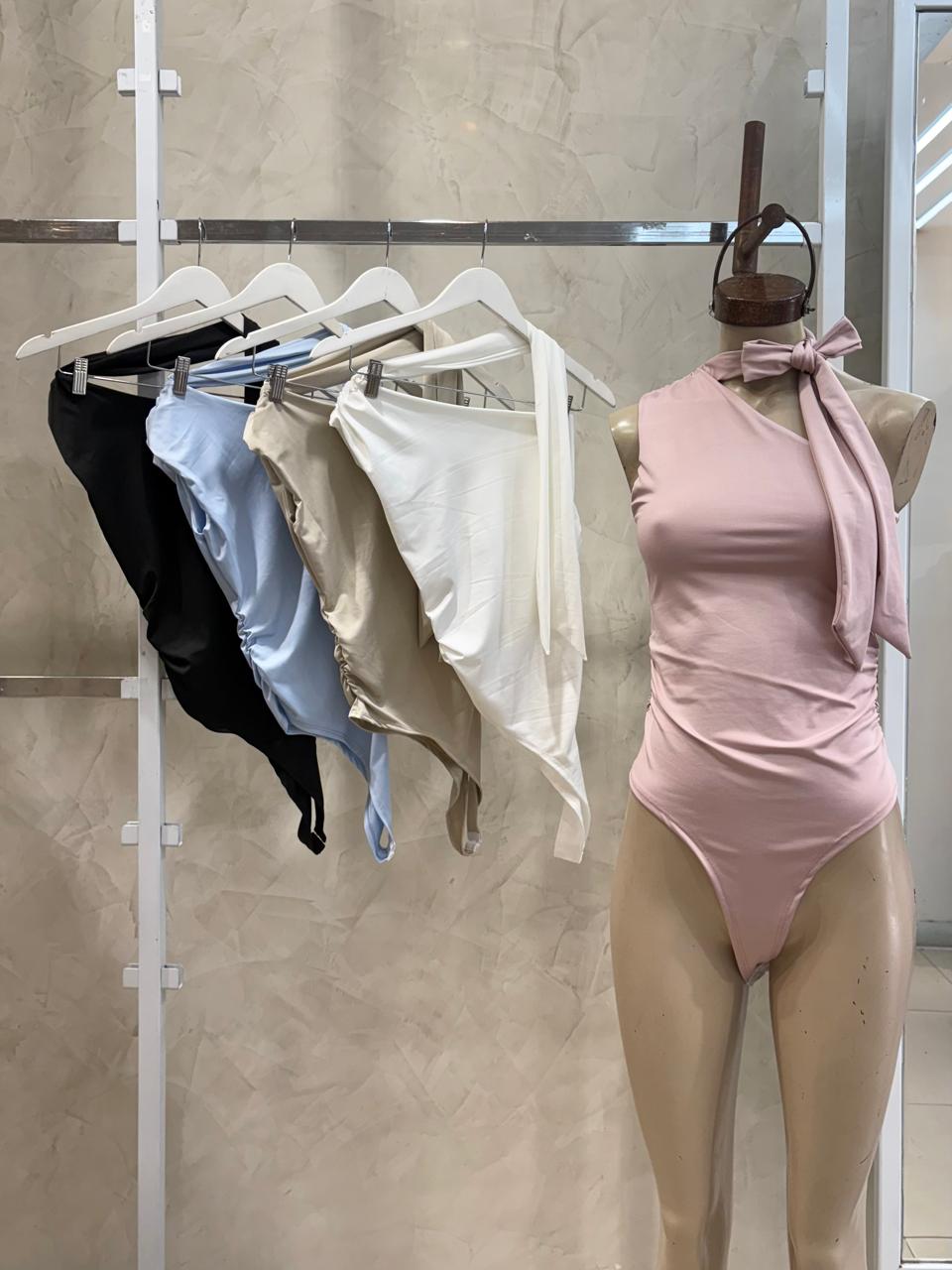 Body c/ lazo en cuello (Microfibra)