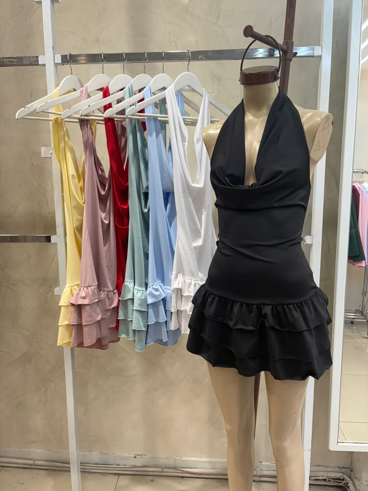 Vestido Buche Volados (Microfibra)