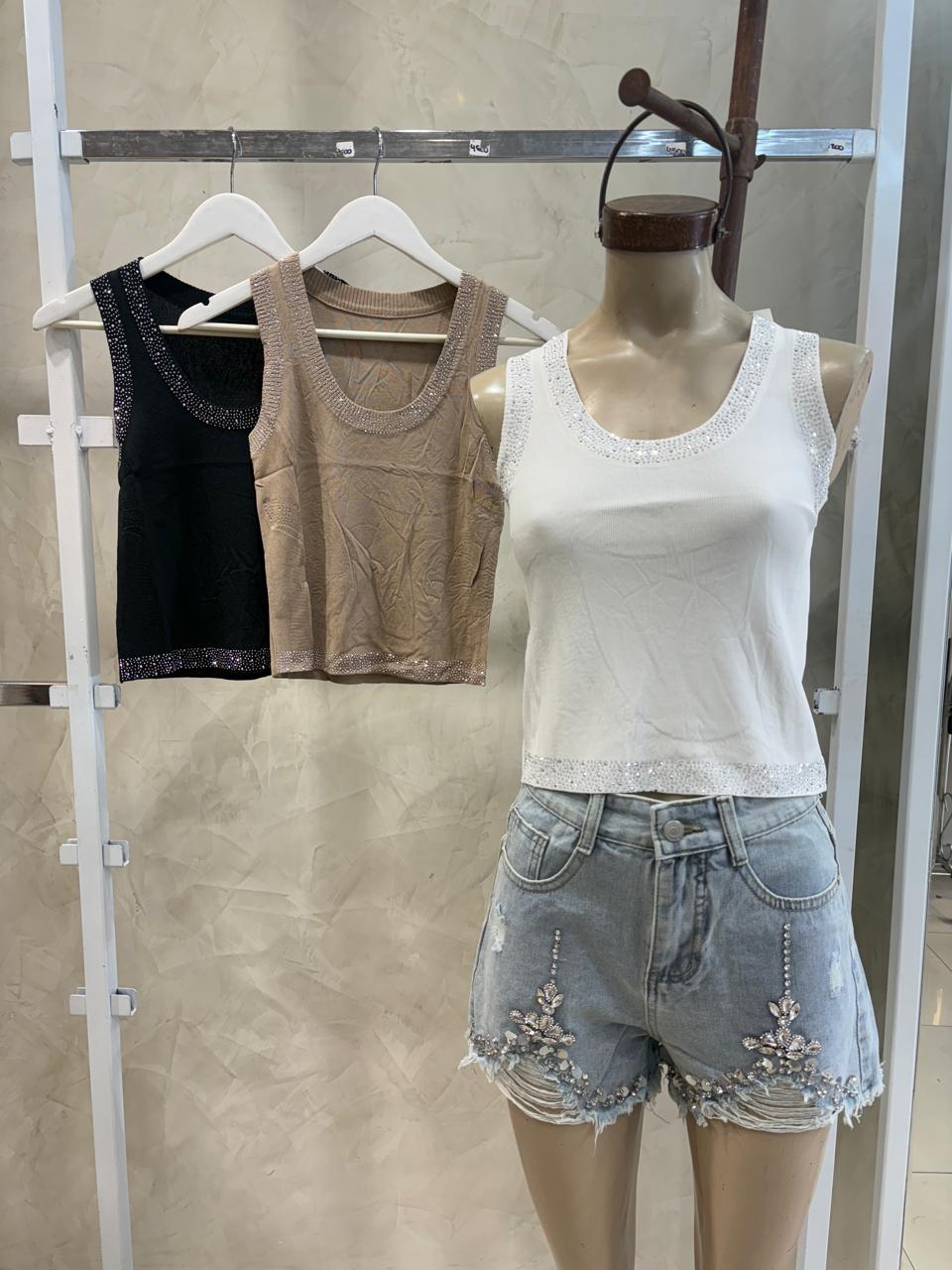 Musculosa Brillo (Importado)