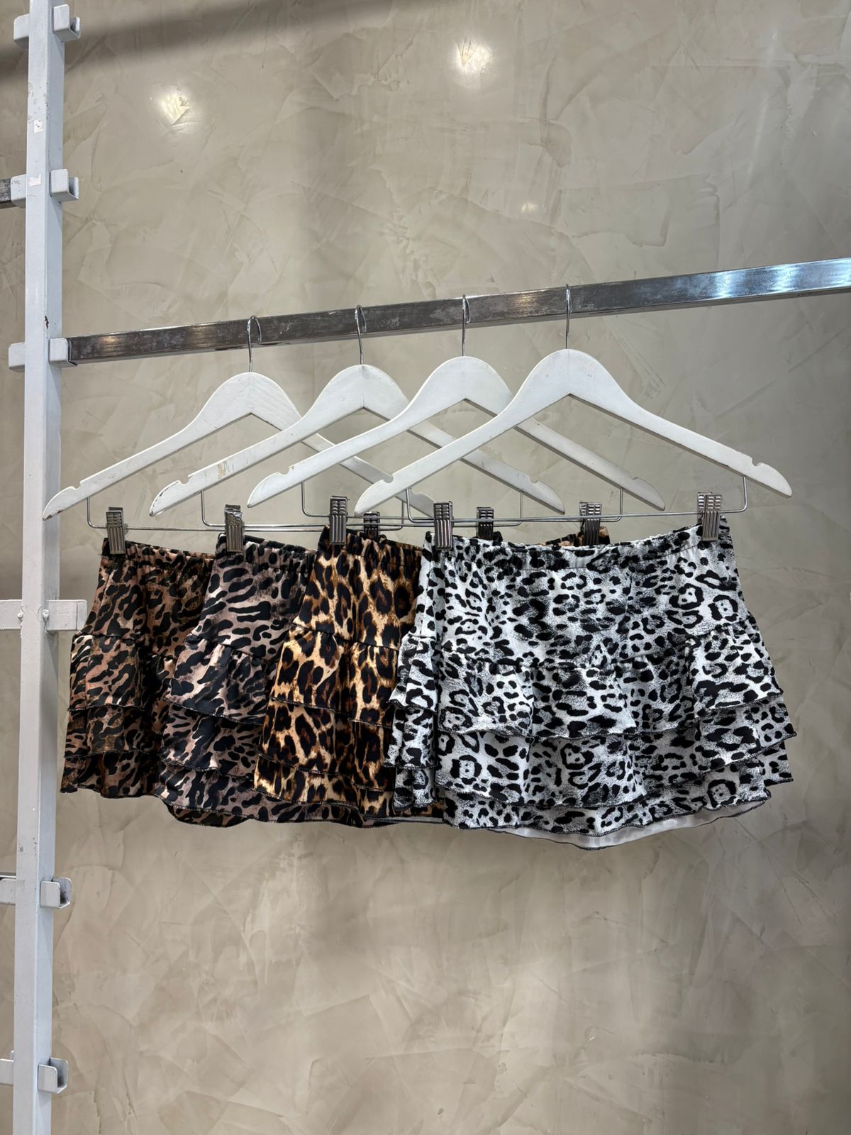 Mini volados animal print (Microfibra)