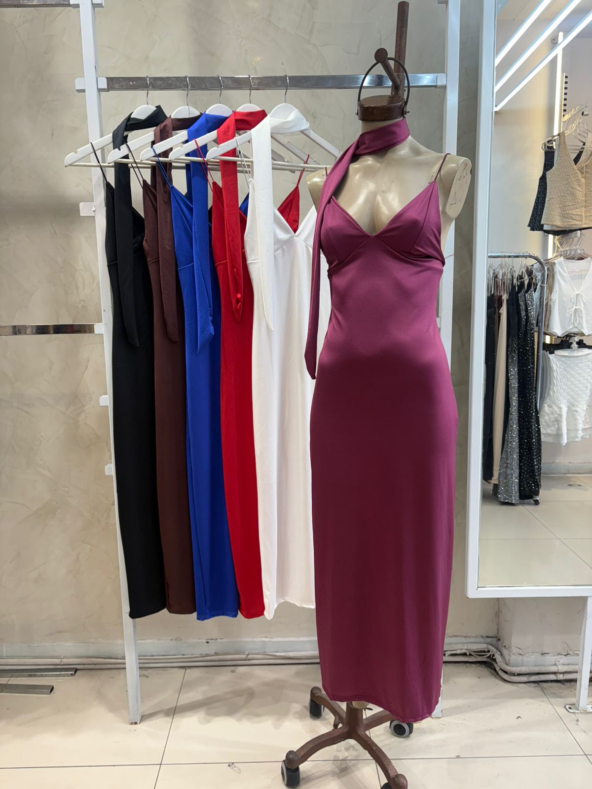 Vestido Largo Taza (Tricot)