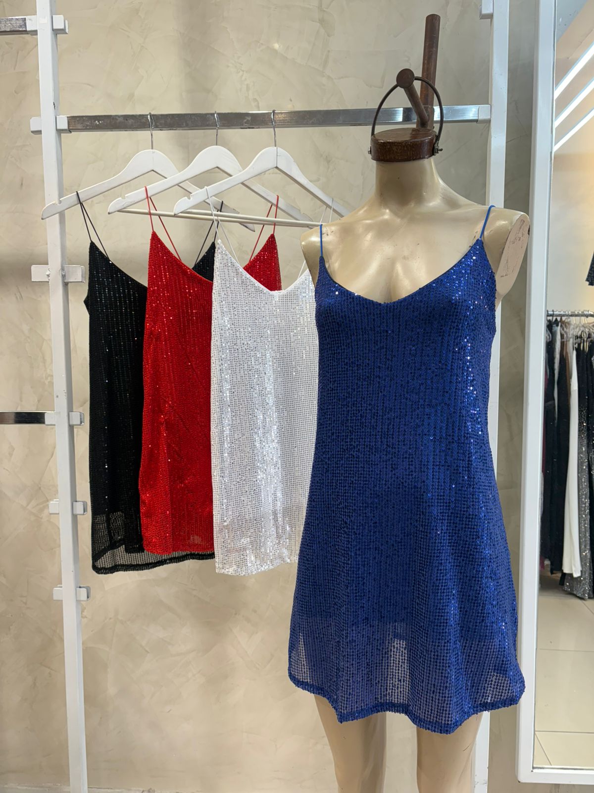 Vestido Bretel (Lentejuela)