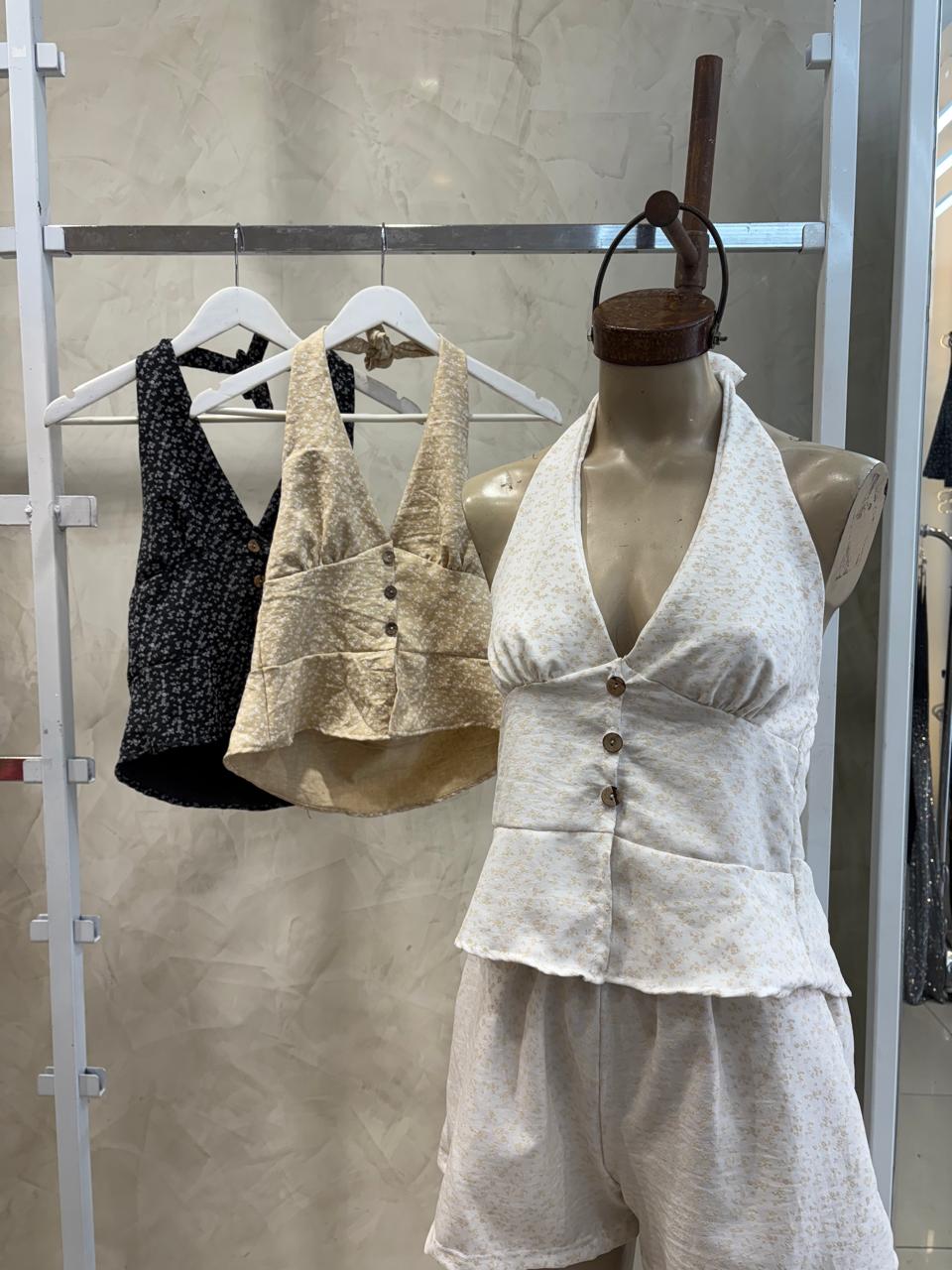 Top marilyn Botones (Lino)