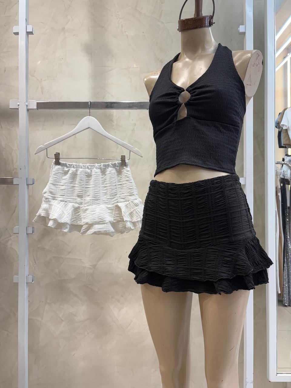 Mini 2 volados ( brodery)