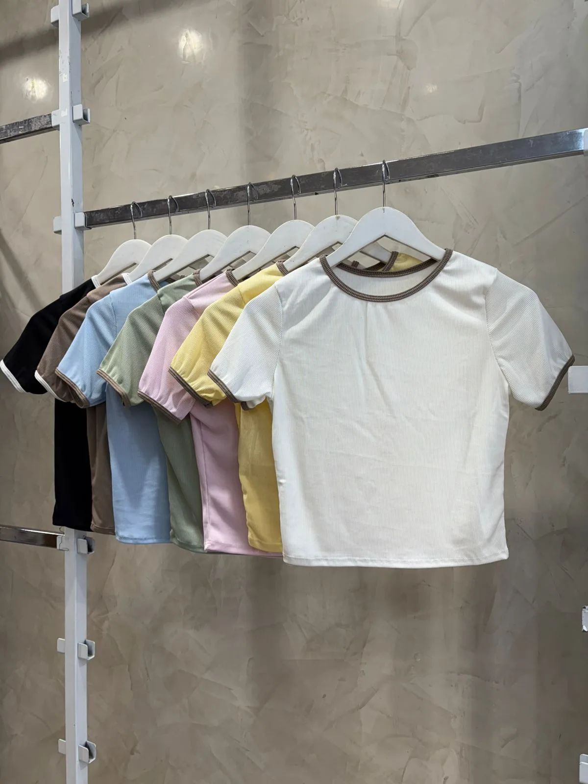 Remera m/c Combinada (Morley)