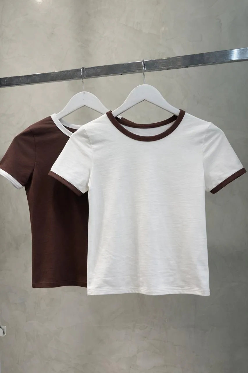 Remera Combinada m/c (Algodón lycra)