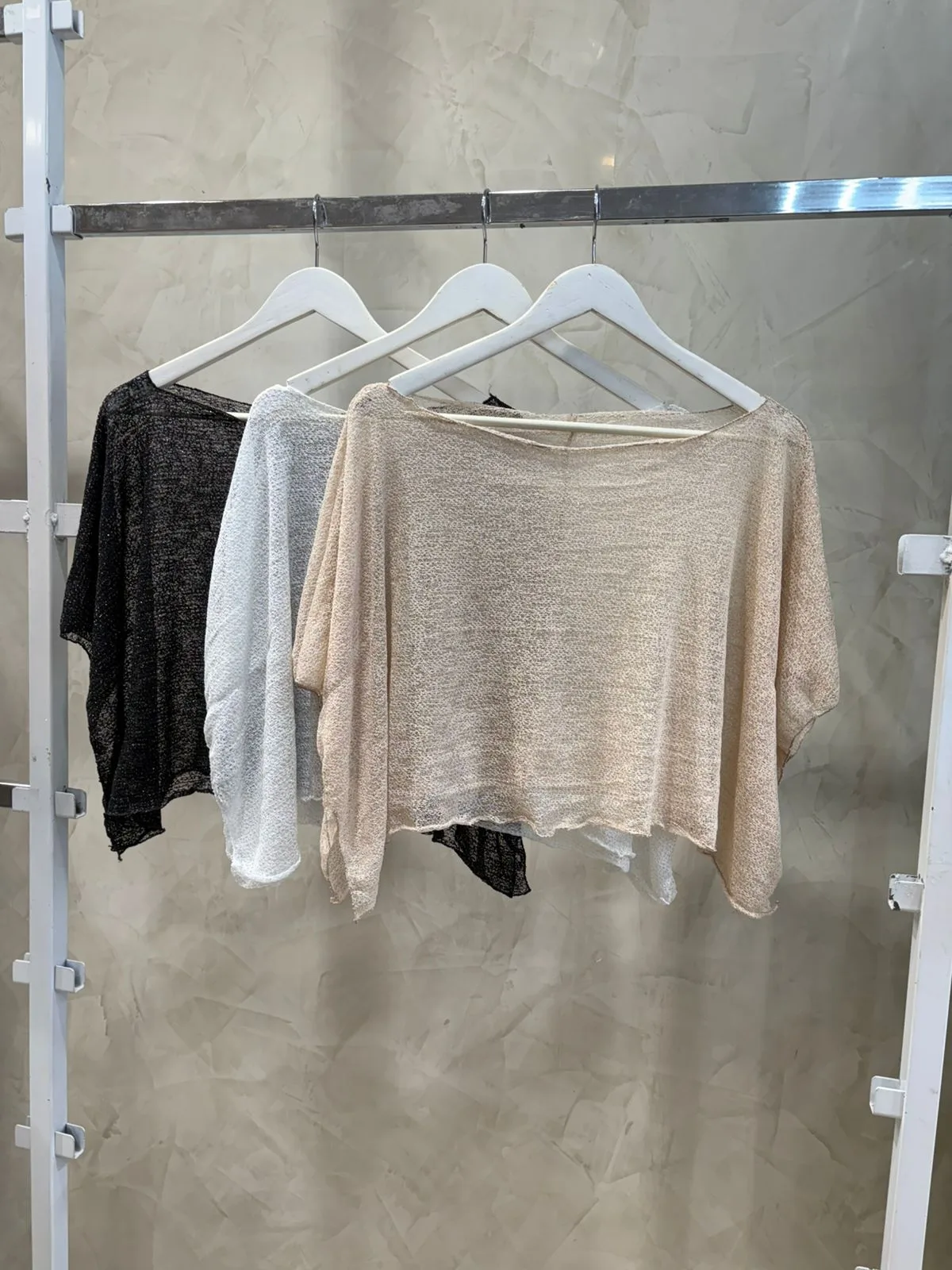 Poncho (Tejido lurex)