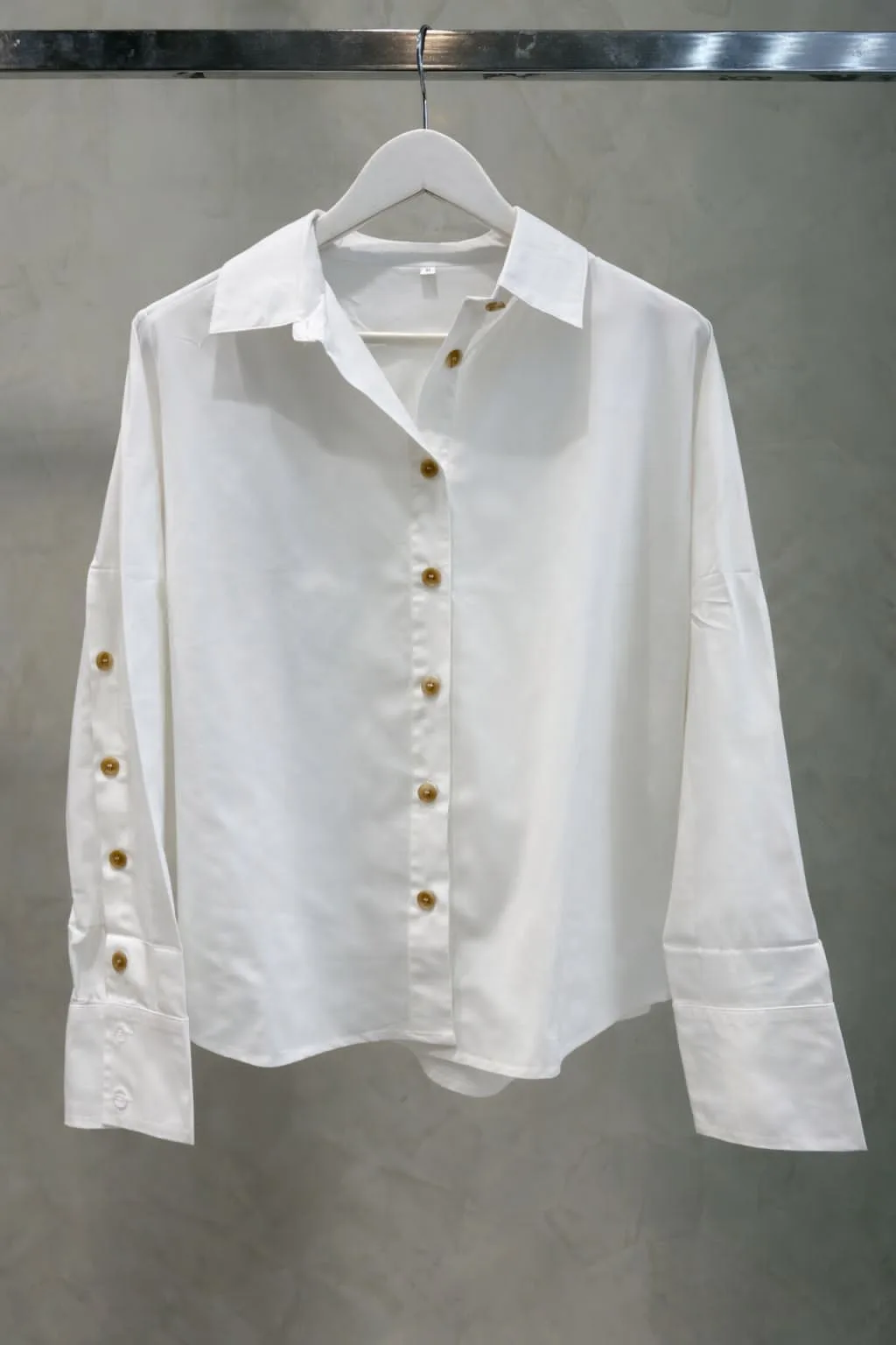 Camisa botón poplin (importado)