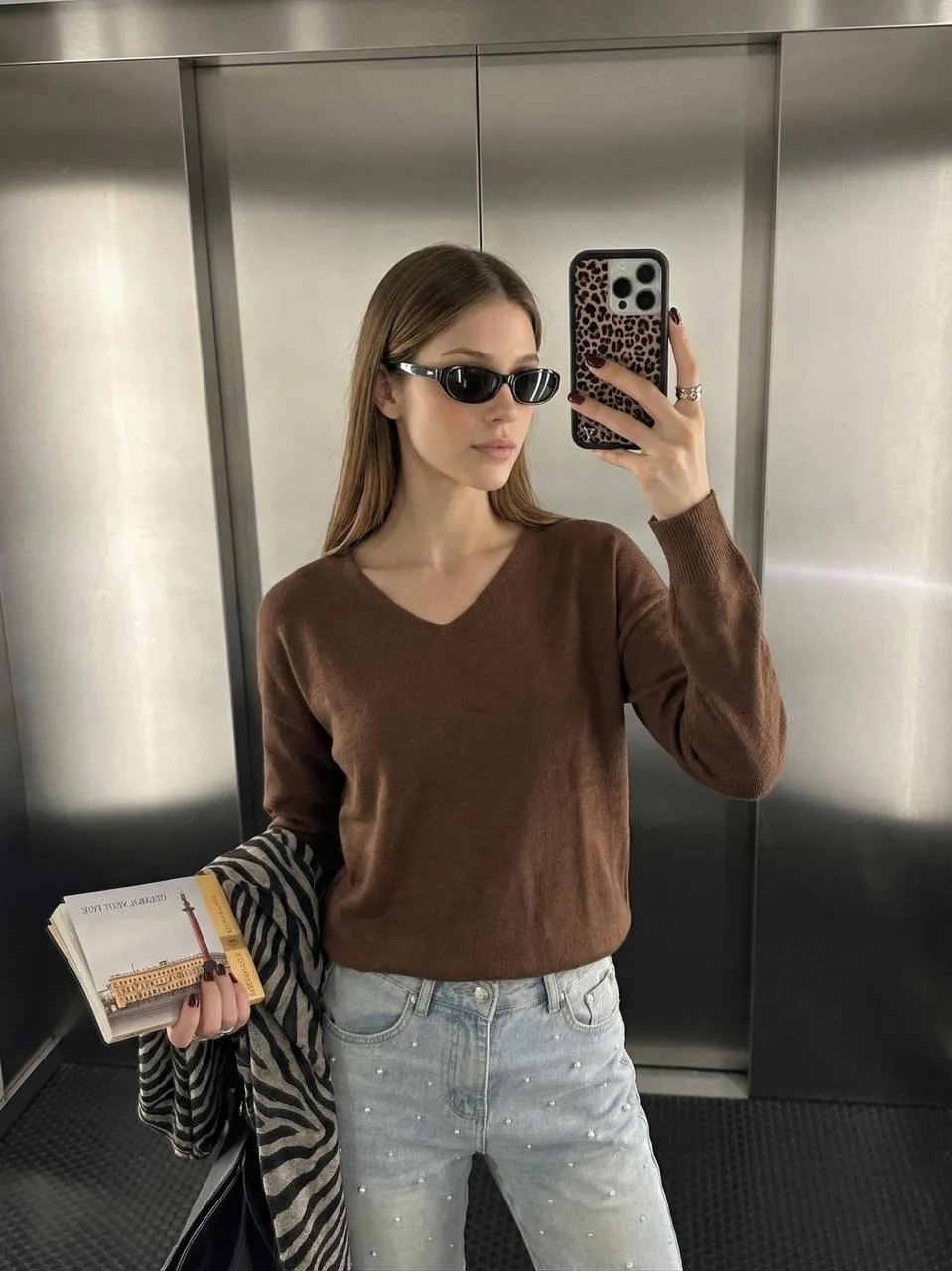 Sweater cuello V Importado (Bremer)