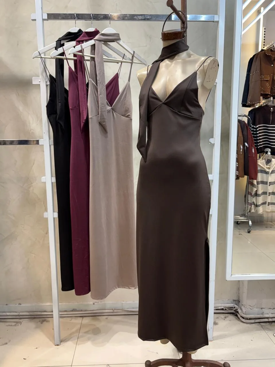 Vestido taza c/ lazo (microfibra)