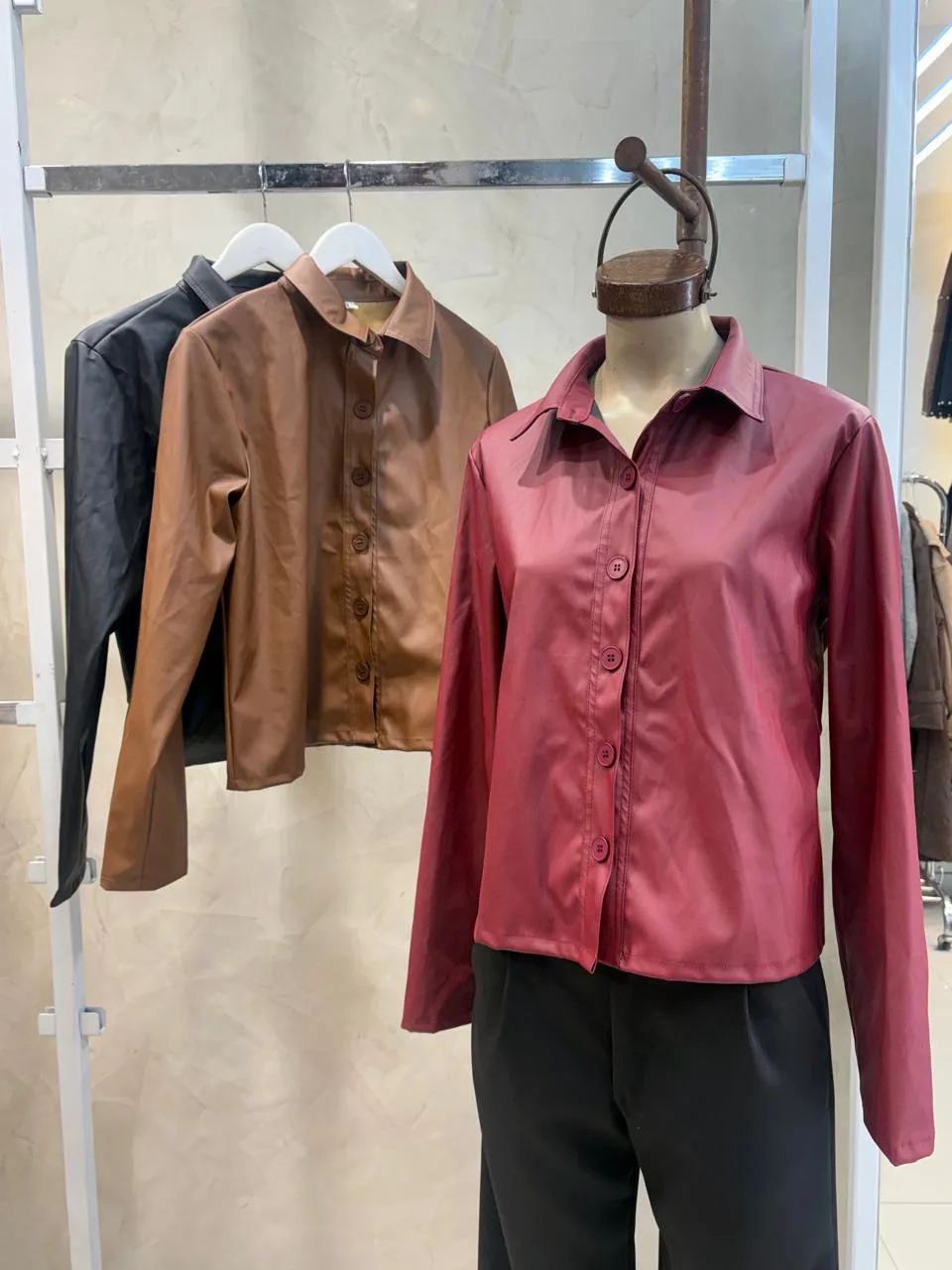 Camisa Botones (cuerina)