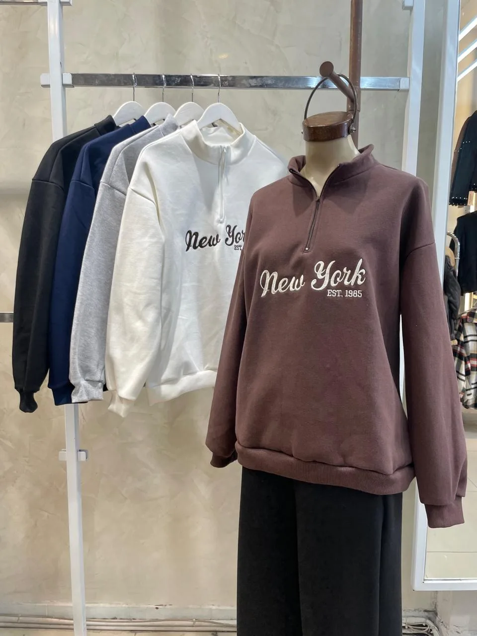 Buzo c/ cierre "New York" (friza)