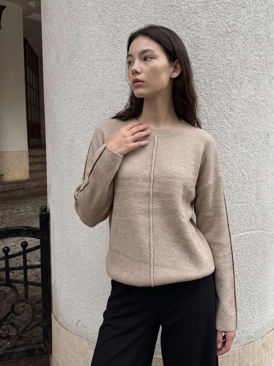 Sweater c/ costura (importado)
