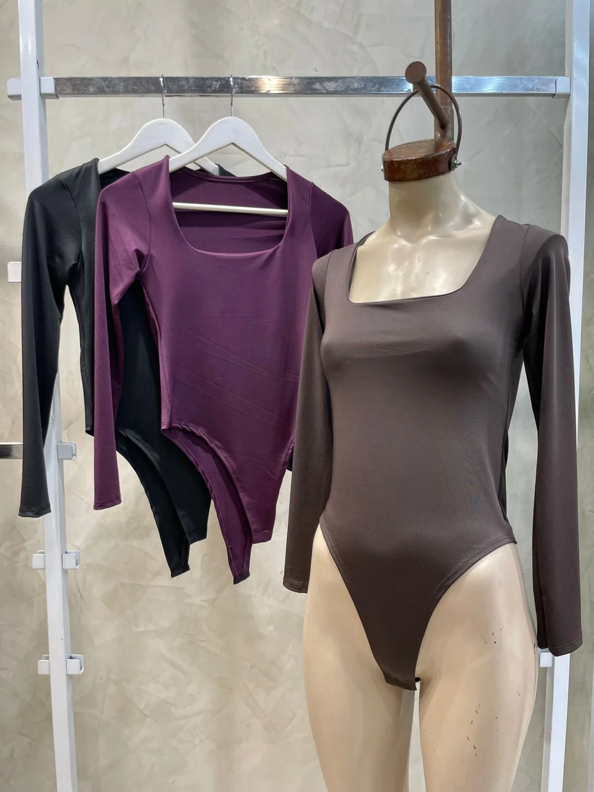 Body Escote Cuadrado M/L (Microfibra)