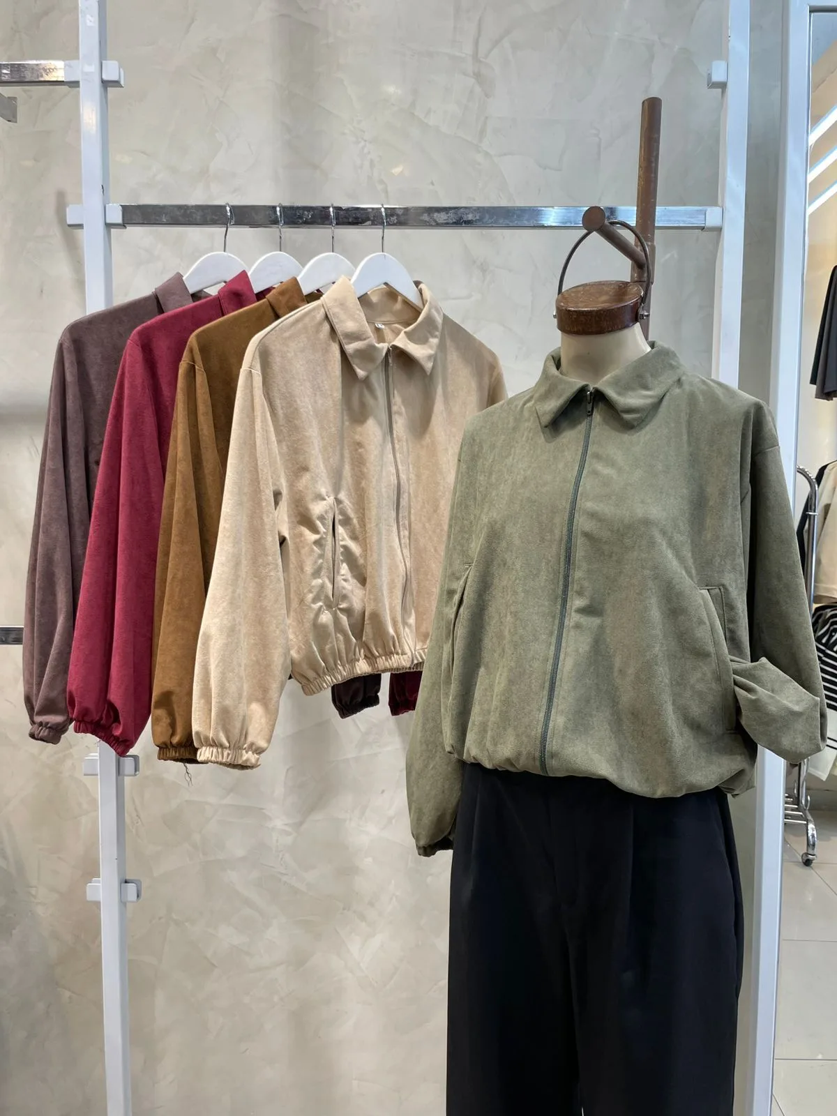 Campera c/ bolsillos (gamuzado)