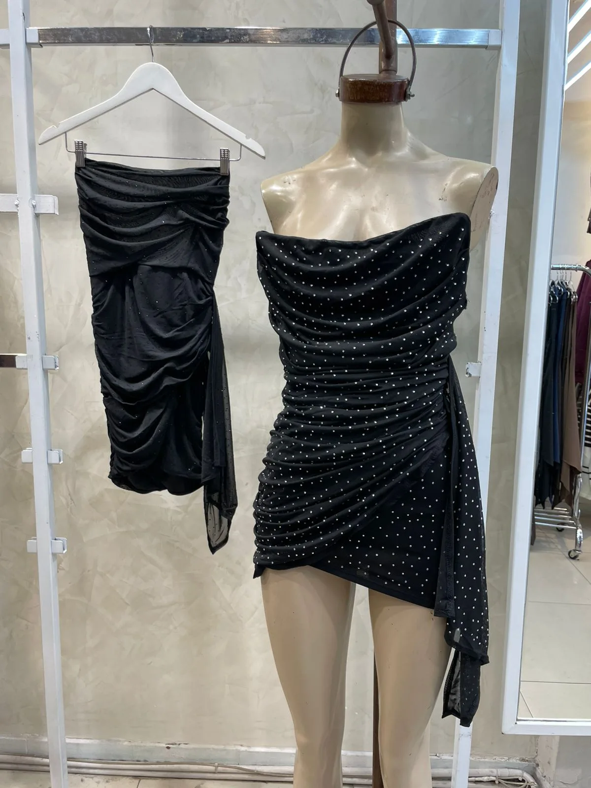 Vestido Corset c/ Strass (Importado)