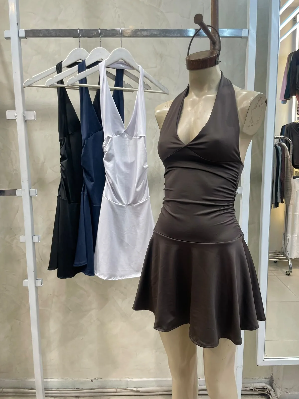 Vestido Marilyn Fruncido (microfibra)