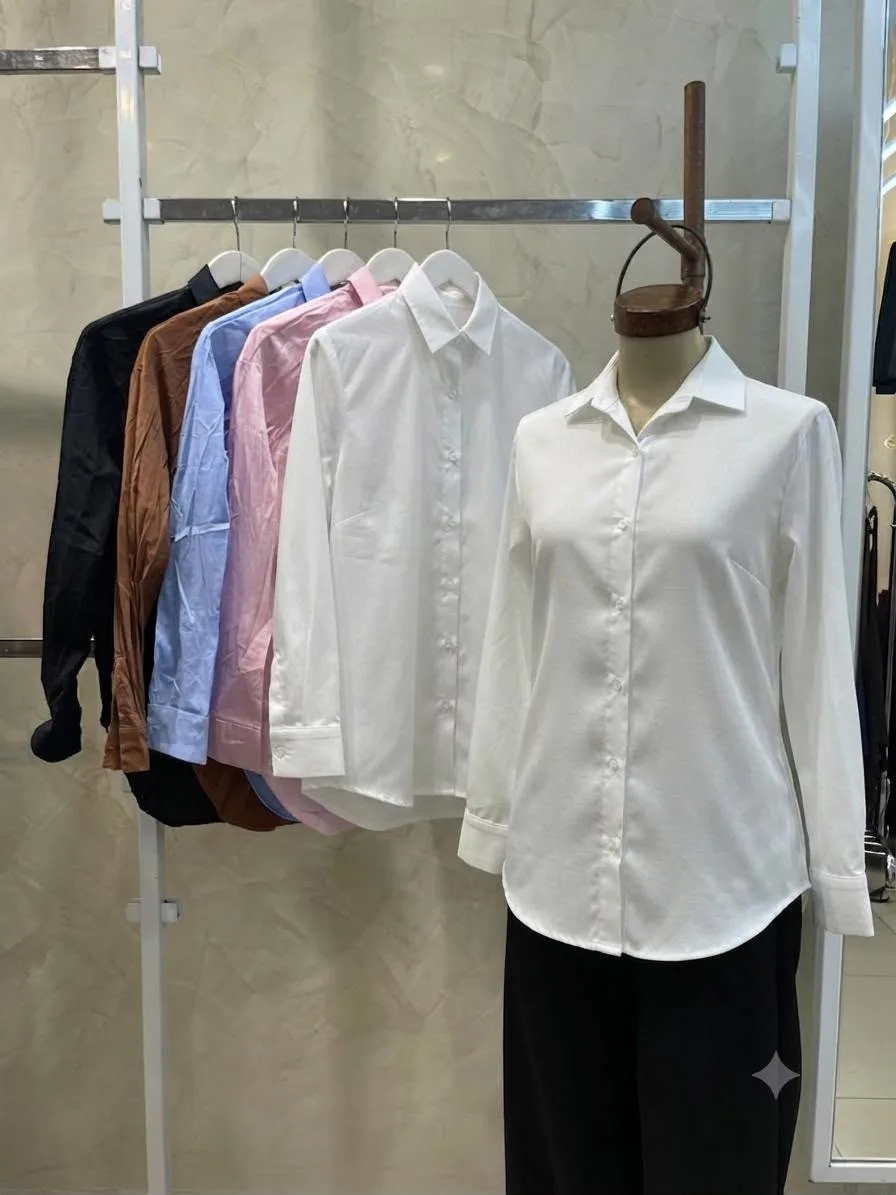 Camisa larga (fibrana poplin)