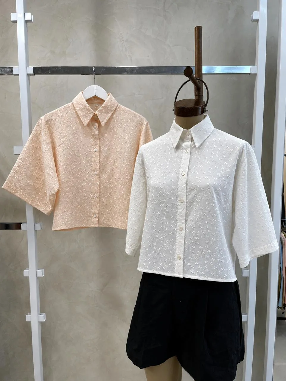 camisa floreada m/c (importado)