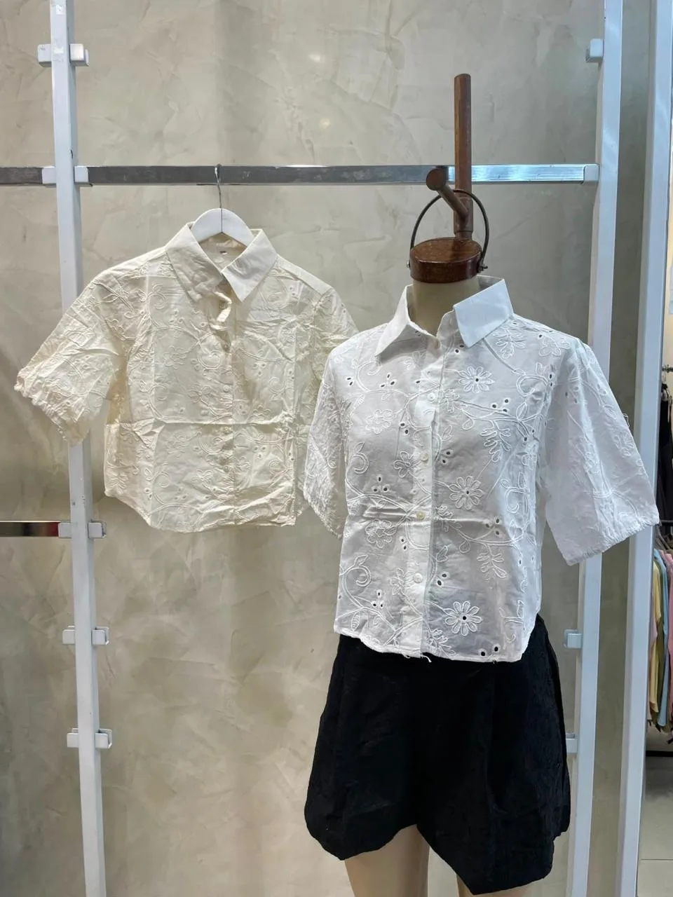 Camisa bordado Floreado (importado)