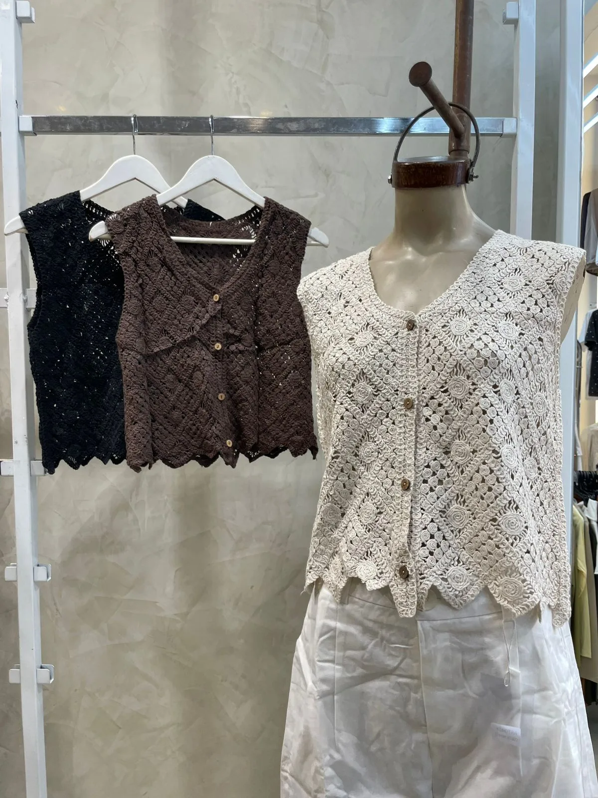 Chaleco Crochet (importado)