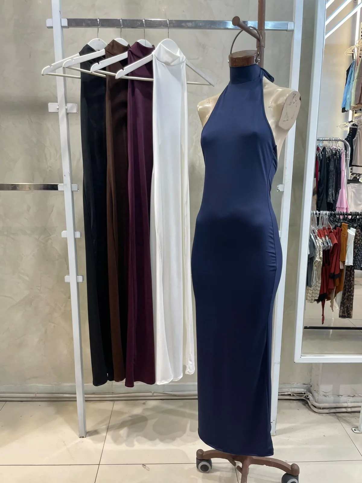 Vestido Largo Para atar (microfibra)