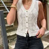 Chaleco Rombo Crochet (importado) - Juno