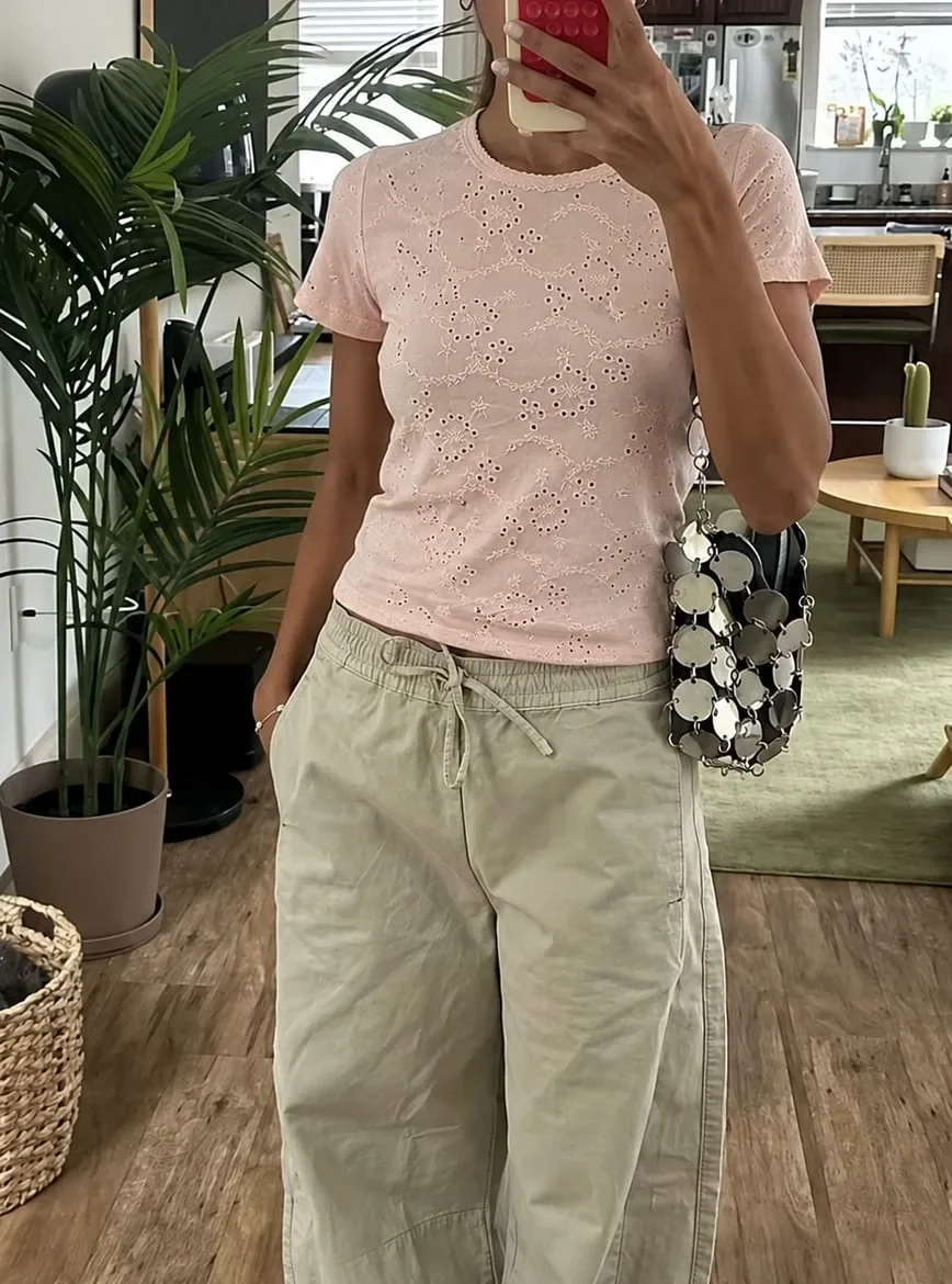 Remera Cuello Puntilla (brodery)