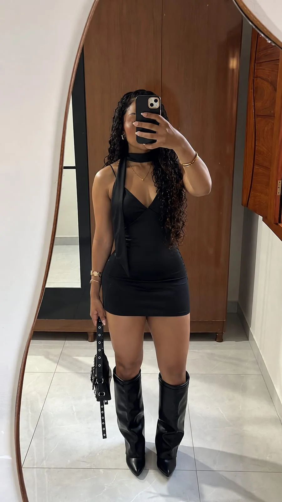 Vestido corto taza c/ lazo (Microfibra)