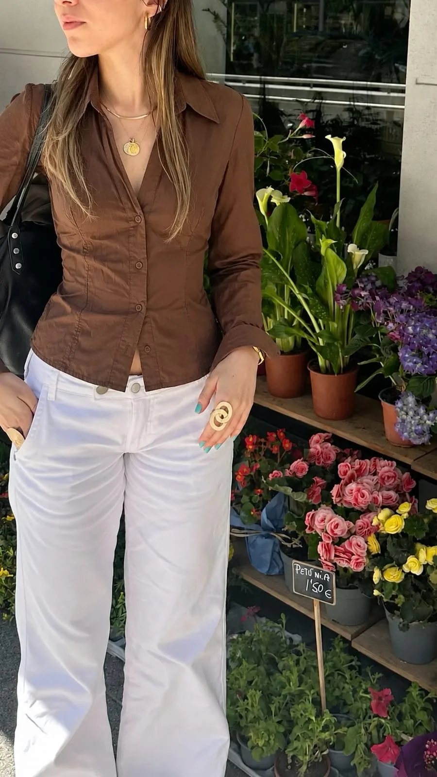 Camisa Entallada c/tiras (fibrana poplin)