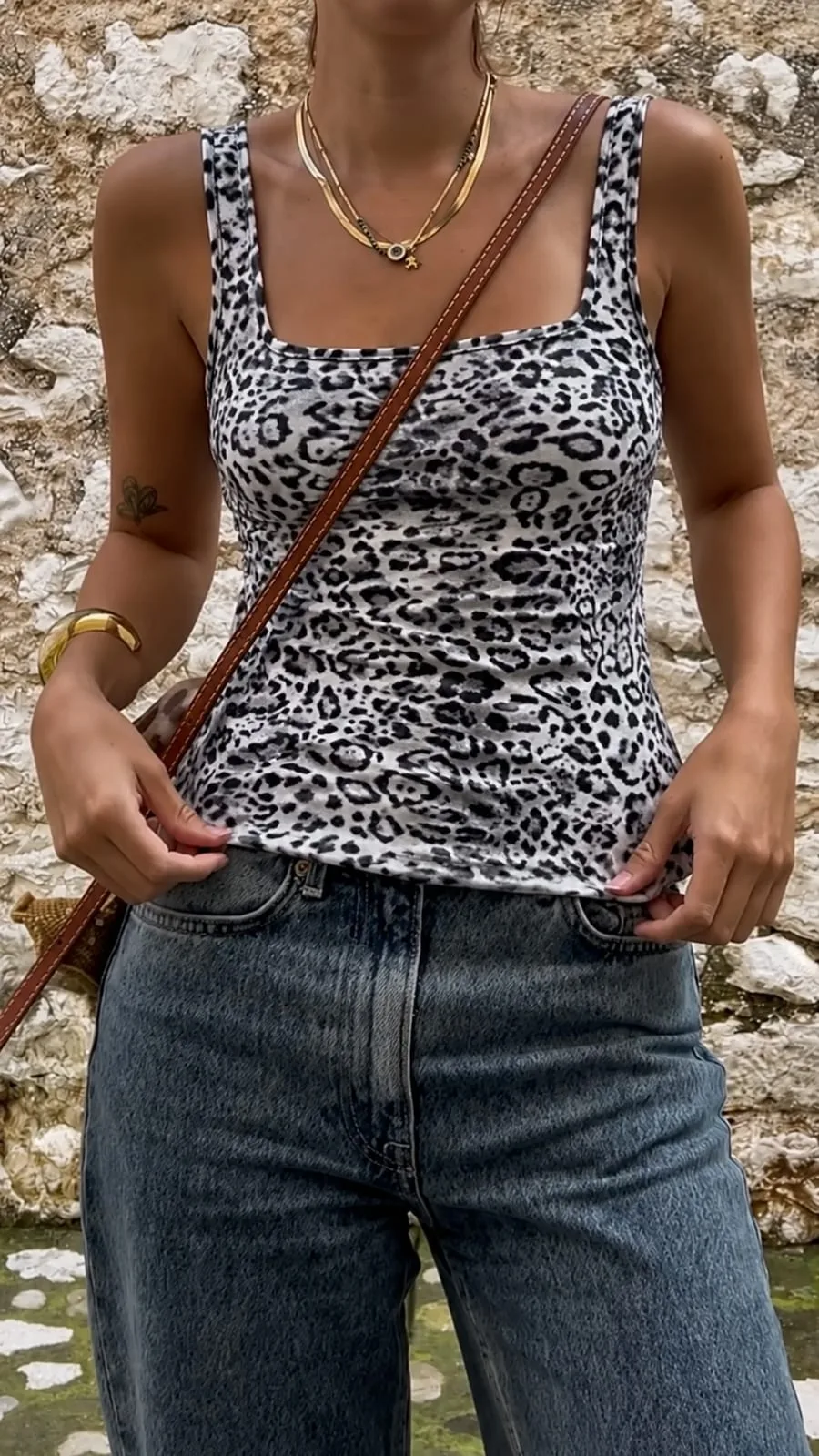 Musculosa Animal Print (Microfibra)